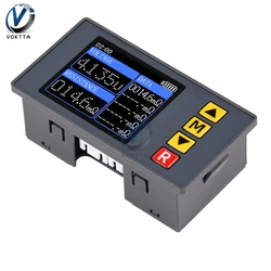 DC 5V Voltage Internal Resistance Tester TS457 LED Display Voltmeter 4-Wires Battery Tester Voltage Meter with Kelvin Clip Kits