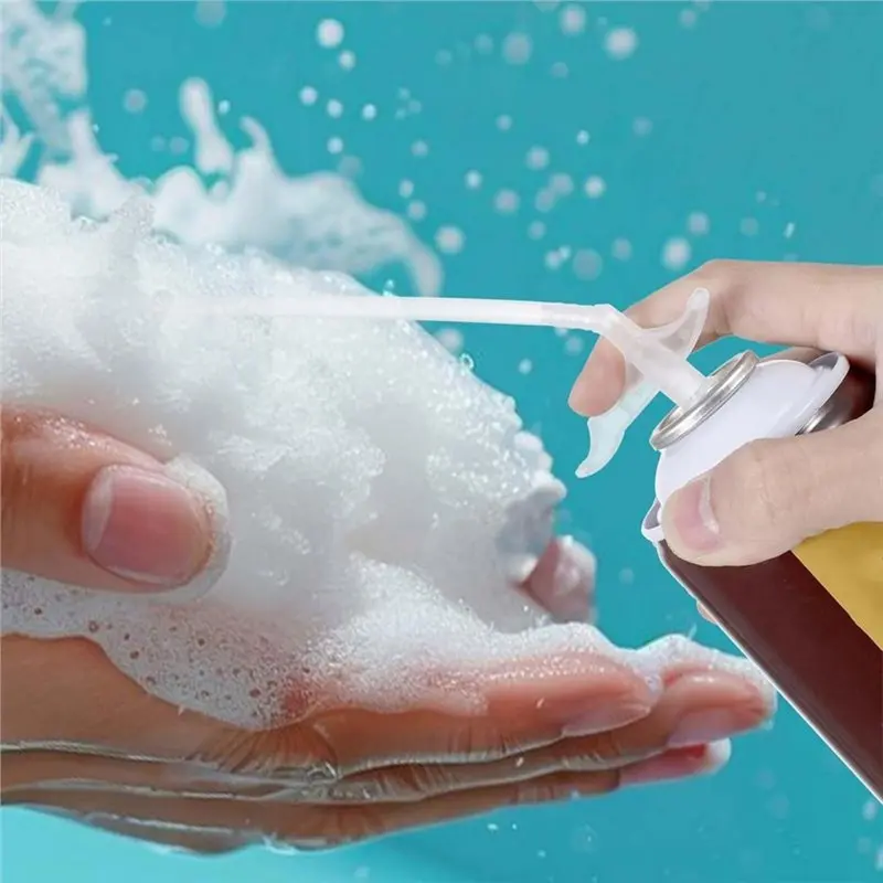 ALIM-50Pcs Sprays Foam Nozzle Attractive Expanding Foam Nozzles Sprays Foam Replacement Tube For DIY Spraying