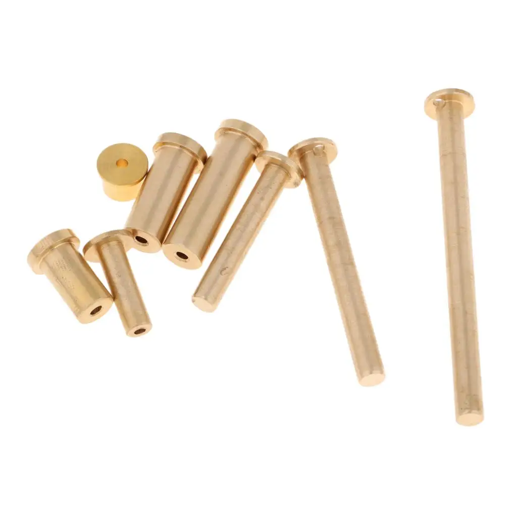 3x 8pcs Golf Shaft Tip Weight 8Pcs Brass Plug Weights And Iron Shafts