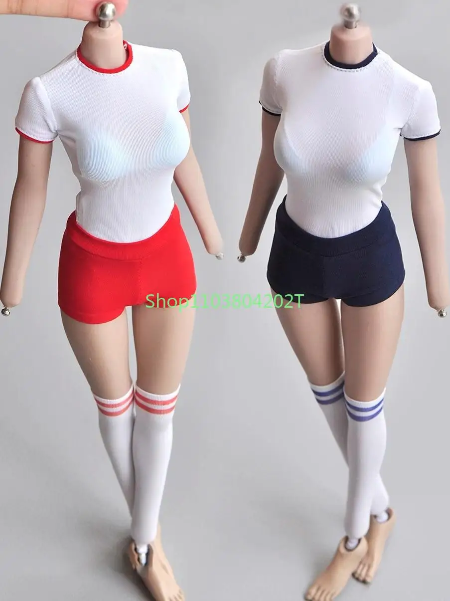 1/6 Soldier Model Accessories Clothes 12-Inch TBL Rubber-Coated Women's Naked Baby Ph Japanese Style Students Sportswear Short