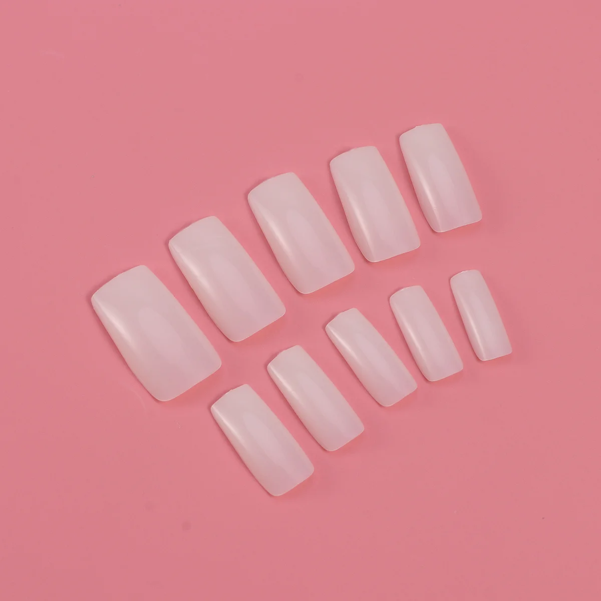 500 stuks heldere kleur Franse stijl kunstnagels duurzaam gemakkelijk aan te brengen voor bruiloft Halloween kerstfeest decor