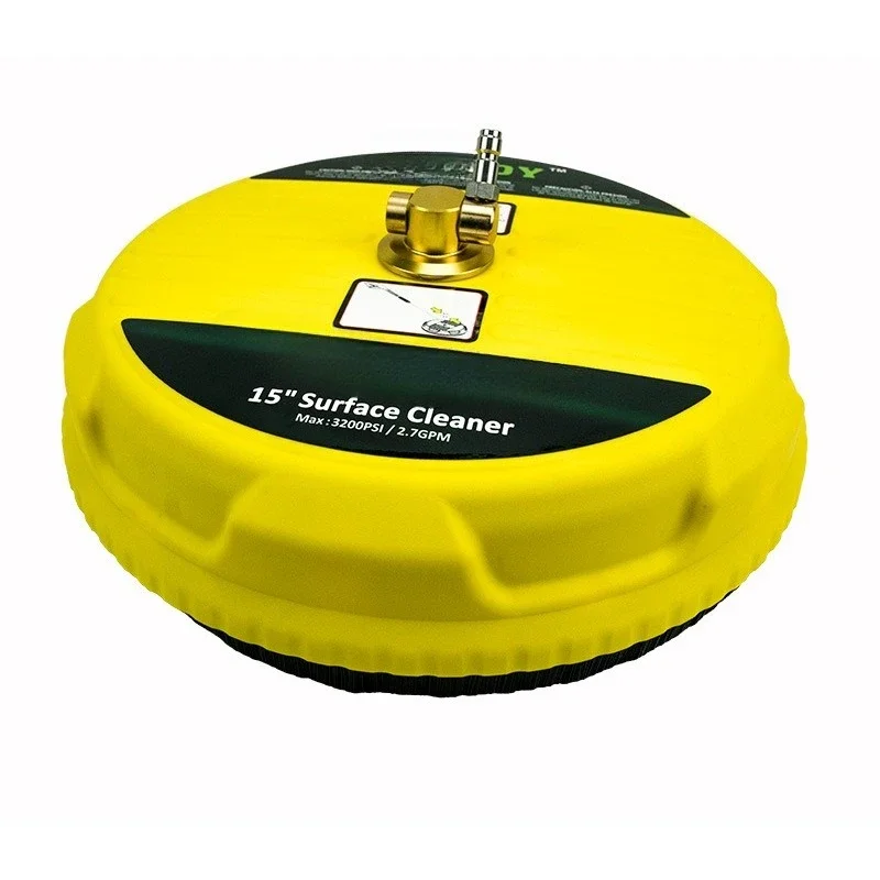 Multi-color washing site square pavement 15-inch round high pressure washer 1/4 quick plug washer