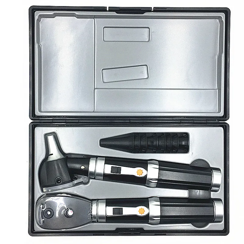 Otoscope Ophthalmoscope Kit High-quality Fiber Optic Ear Inspection Glasses LED