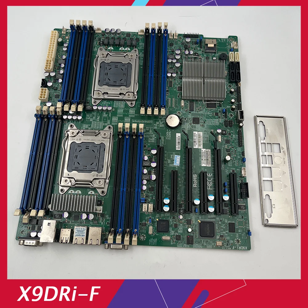 X9DRi-F Server Motherboard LGA2011 E5-2600 V1/ V2 Family ECC DDR3 8x SATA2 and 2x SATA3 Ports