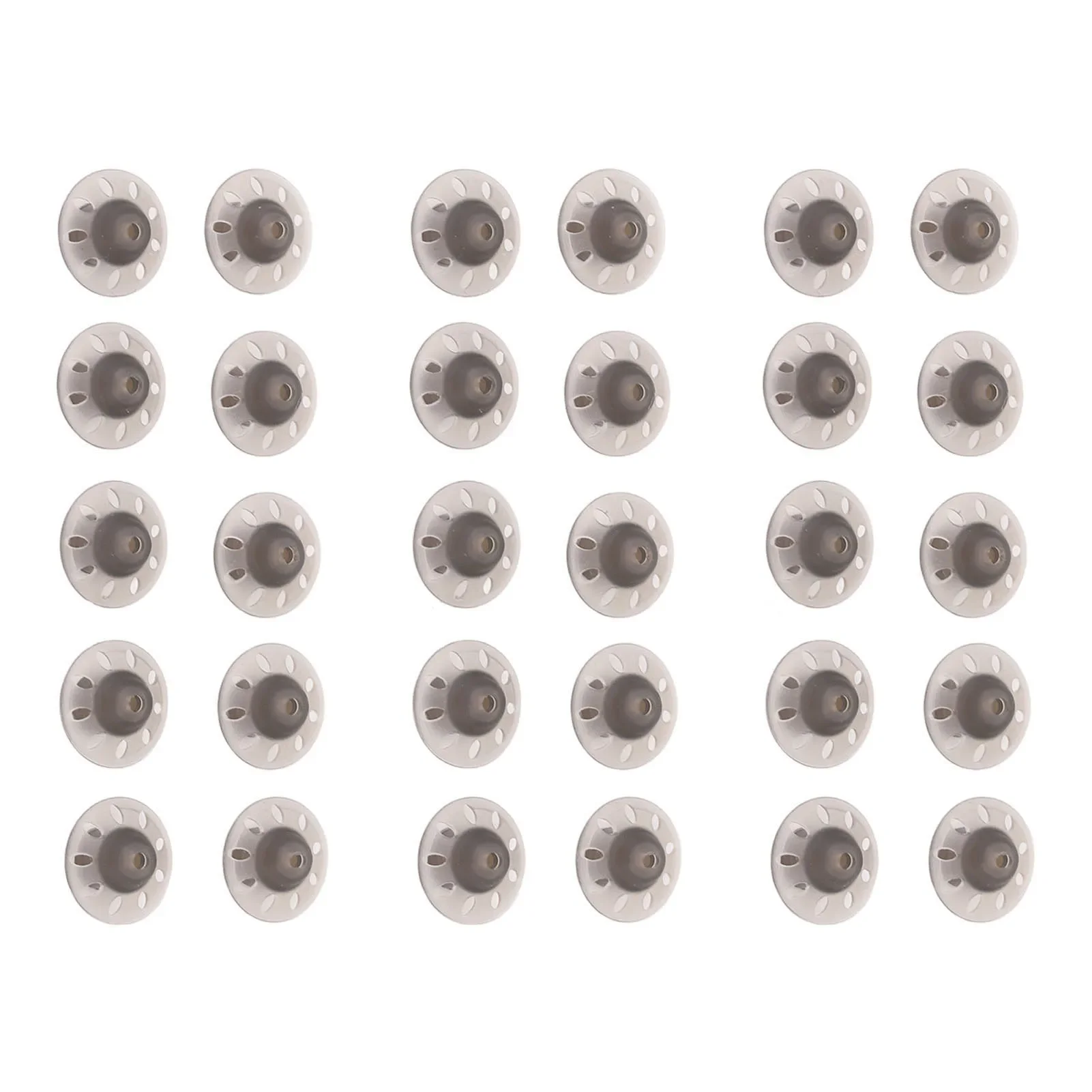 10pcs/Set Hearing Device Domes Sound Amplifier Small Open Black Silicone Ear Tips Accessories for Phonak Sound Aid Domes