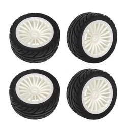 FBIL-4Pcs Rubber Tires Tyre Wheel For SG1603 SG1604 SG 1603 UDIRC UD1601 UD1602 UD1603 UD1604 1/16 RC Car Upgrade Parts