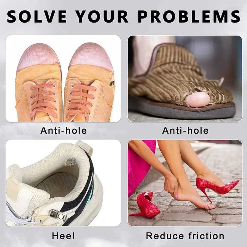 Picture 6: 6pcs Insoles Patch Heel Pads for Sport Shoes Adjustable Size Antiwear Feet Pad Cushion Insert Insole Heel Protector Back Sticker