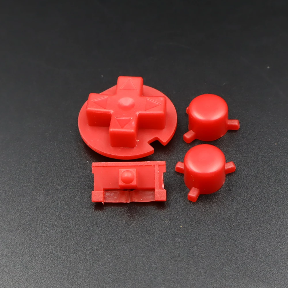 1 conjunto para botões de substituição coloridos conjunto substituição para game boy gbp console ligar/desligar botão a b botões d almofadas substituir
