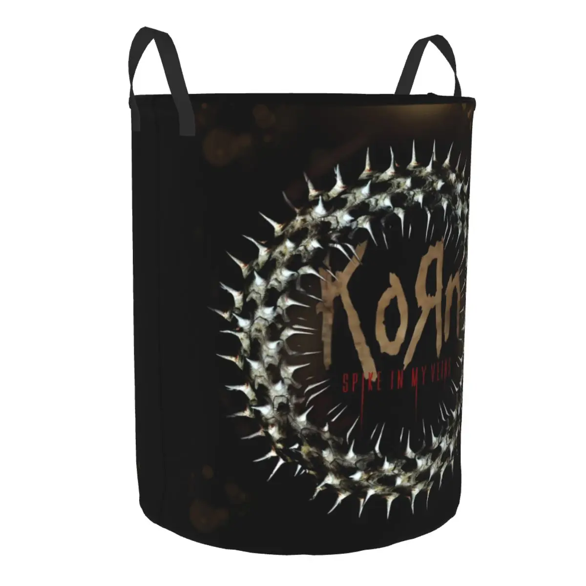 Custom Korns Heavy Metal Music Hard Rock Roll Laundry Hamper Large Storage Basket Band Kids Nursery Toy Organizer