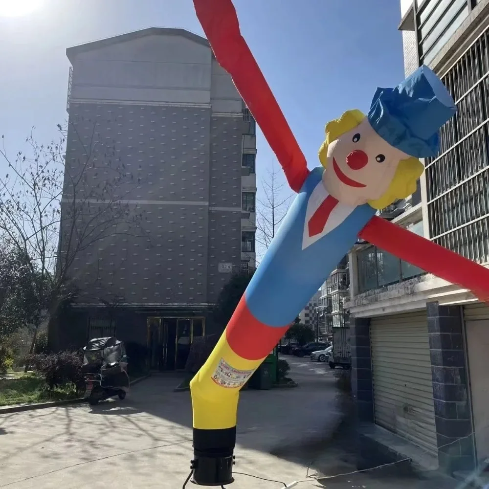 

13ft -4M Clown Sky Dancer Inflatable Tube Clown Dance Puppet Inflatable Advertisement Suitable for 18 Inch Blower（fanless）