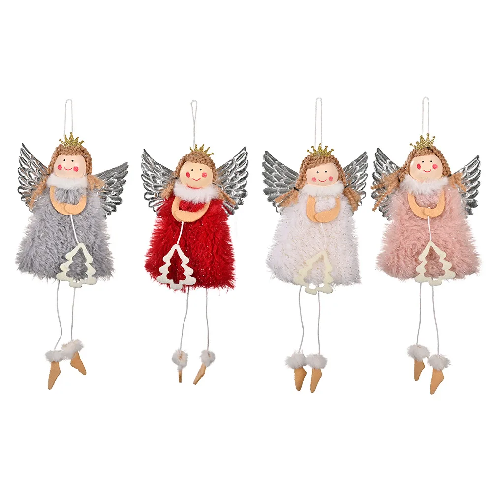 

2023 Elf Plush Dolls Toys Christmas Tree Pendants New Year Xmas Home Decoration Mall Party Room Decor Door Hanging Ornaments Hot