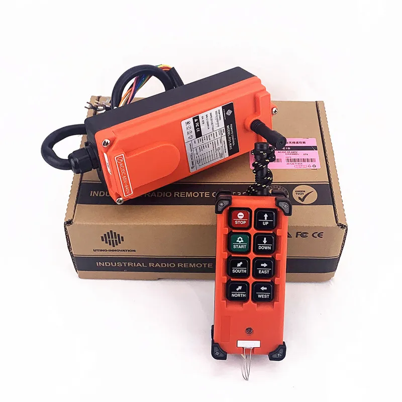 Brazil Spain Russia Warehouse F21-E1B F21-E1 220V 65-440V Industrial Crane UTING Remote Control TELECRANE TELEcontrol