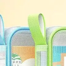 

Сумка для хранения канцелярских принадлежностей формата А4, двухслойная сетчатая сумка на молнии, органайзер большой емкости, папки, школьные канцелярские принадлежности, канцелярская сумка