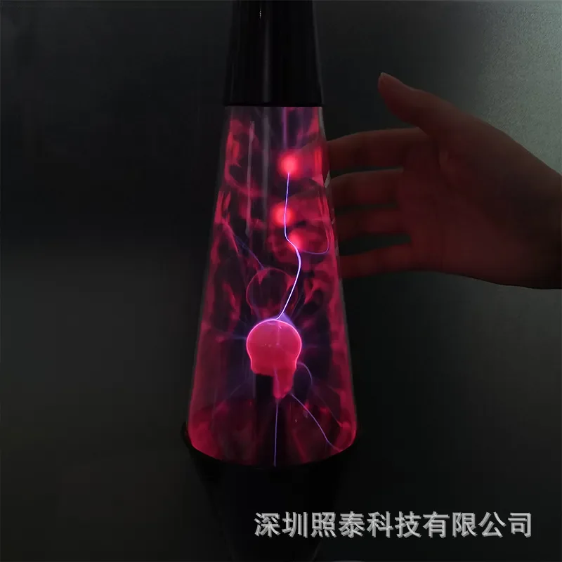 Plasma Ball Table Lamp - Interactive Lightning Night Light & Negative Ion Air Purifier for Bedroom