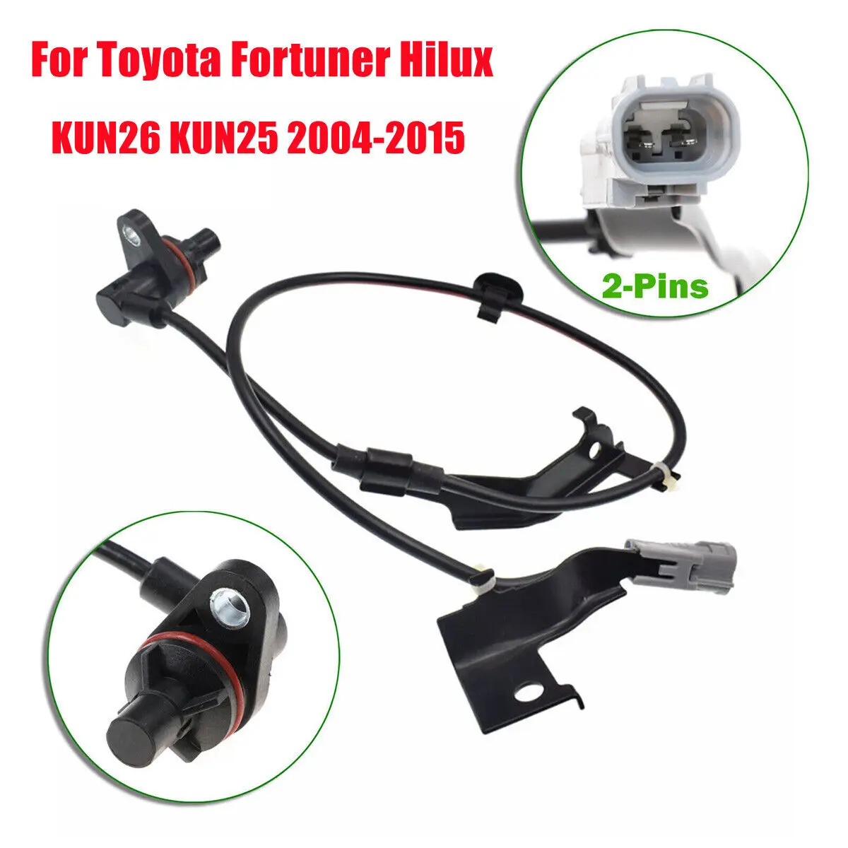 89546-71030 8954671030 For 2004-2015 Toyota Fortuner Hilux KUN26 KUN25 1x Car Rear Left ABS Wheel Speed Sensor Auto Accessories