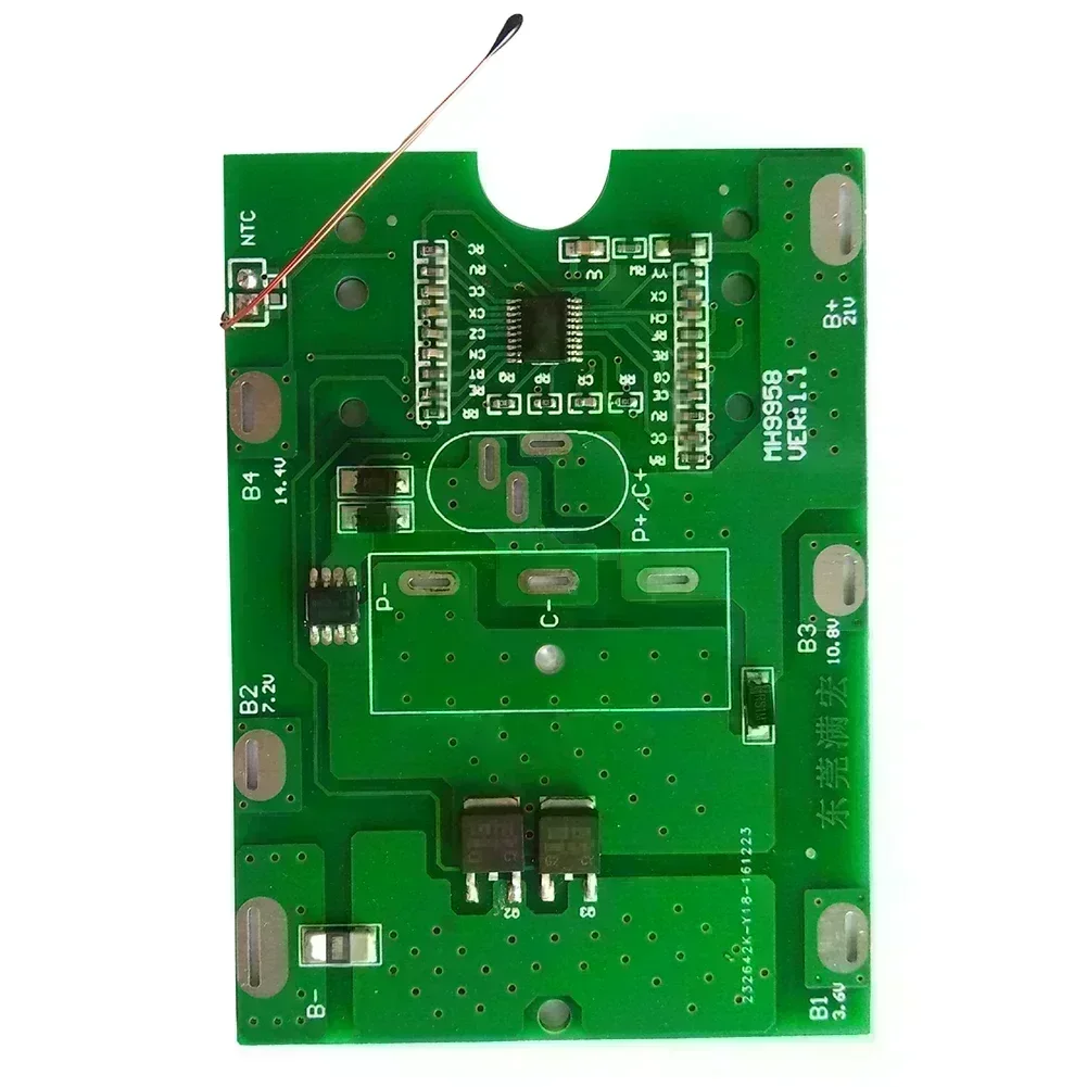 BMS 5S 20A 18V 21V akumulator litowo-jonowy płyta ładowania ochrona przed temperaturą ochrona przed przeładowaniem zabezpieczenie przed rozładowaniem