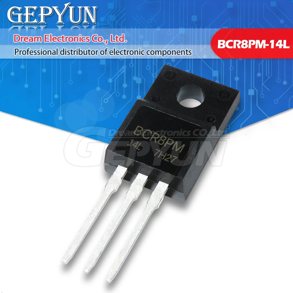 10pcs BCR8PM-14L TO-220F BCR8PM TO-220 600V 16A