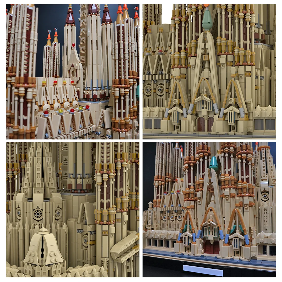 Famous Building House Model Moc Series Sagrada Familia Building Block Model DIY Children\'s Educational Holiday Gift MOC-65795