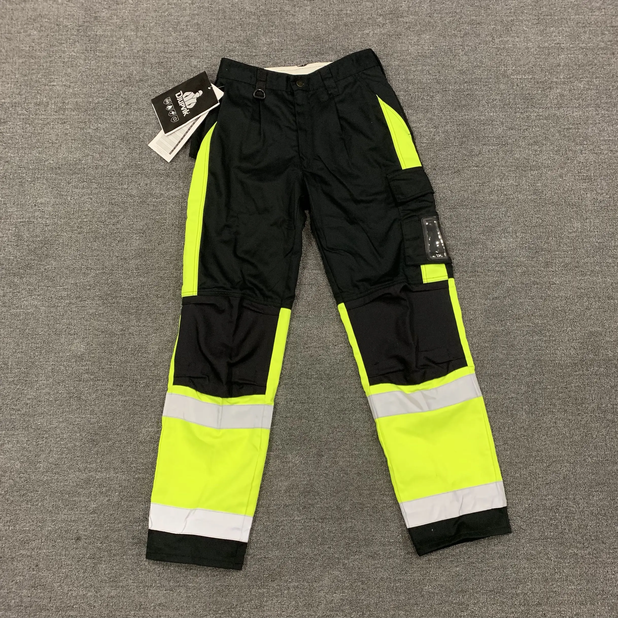 New Plus Size Men Overalls Waistband Safety Reflective Strip Night Work Pants Wear-resistant Fluorescent Outdoor Male Trousers