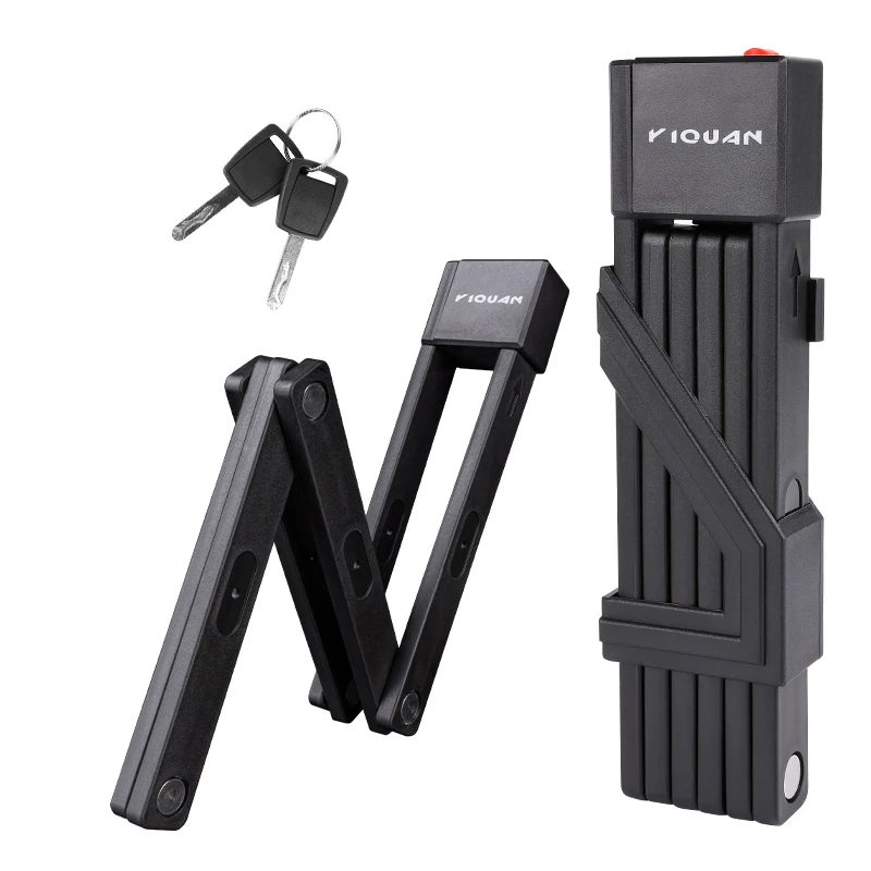 AliExpress NONE Antitheft Portable Bicycle Folding Lock Sturdy Durable Cycling Lock With Keys Waterproof Sturdy Security Bicycle Lock