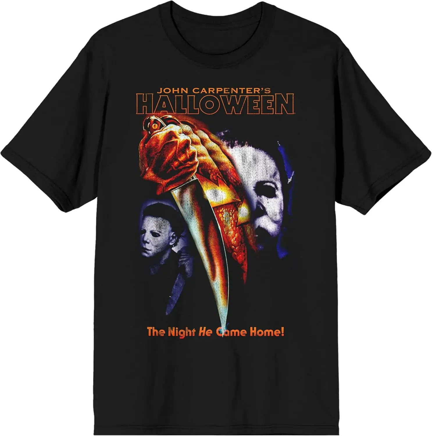 

Michael Myers Halloween Art Men's Black T-Shirt