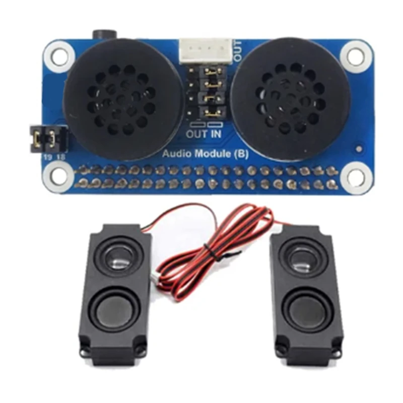 

Speaker Expansion Board PWM Sound Card For Raspberry Pi Speaker GPIO Audio Amplification For Zero/3B/4B (B)