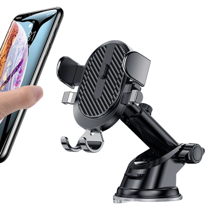 

1/2Pcs Sucker Car Phone Holder Portable Universal Auto Mobile Smartphone Cell Bracket Suction Cup Vehicles Mount Stand Support