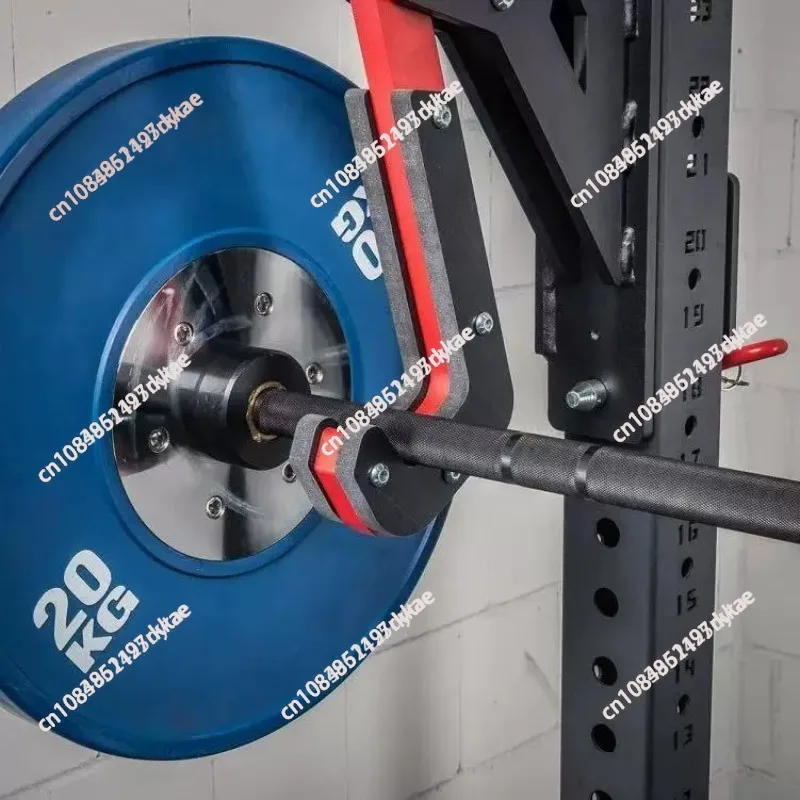 Squat Rack Barbell Hook Self Return Design Auxiliary Device Bodybuilding Hook for Bodybuilding Comprehensive Fitness Gear