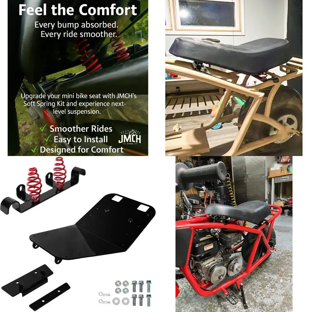 

Mini Bike Seat Spring Suspension Modified Kit for Coleman B200 B200R B200C B200RSV RB200 Realtree RT200 MEGA MOTO 212 MAX MMB212