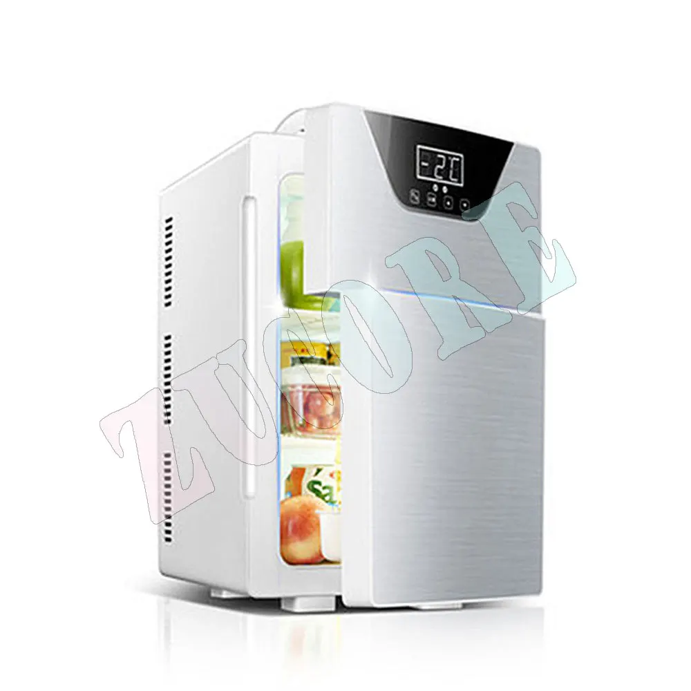 

20L Kitchen Refrigerator Dual-Door Fridge Freezer Electric Refrigerator Household Rental Frigobar Dual-use Cold Frigidaire