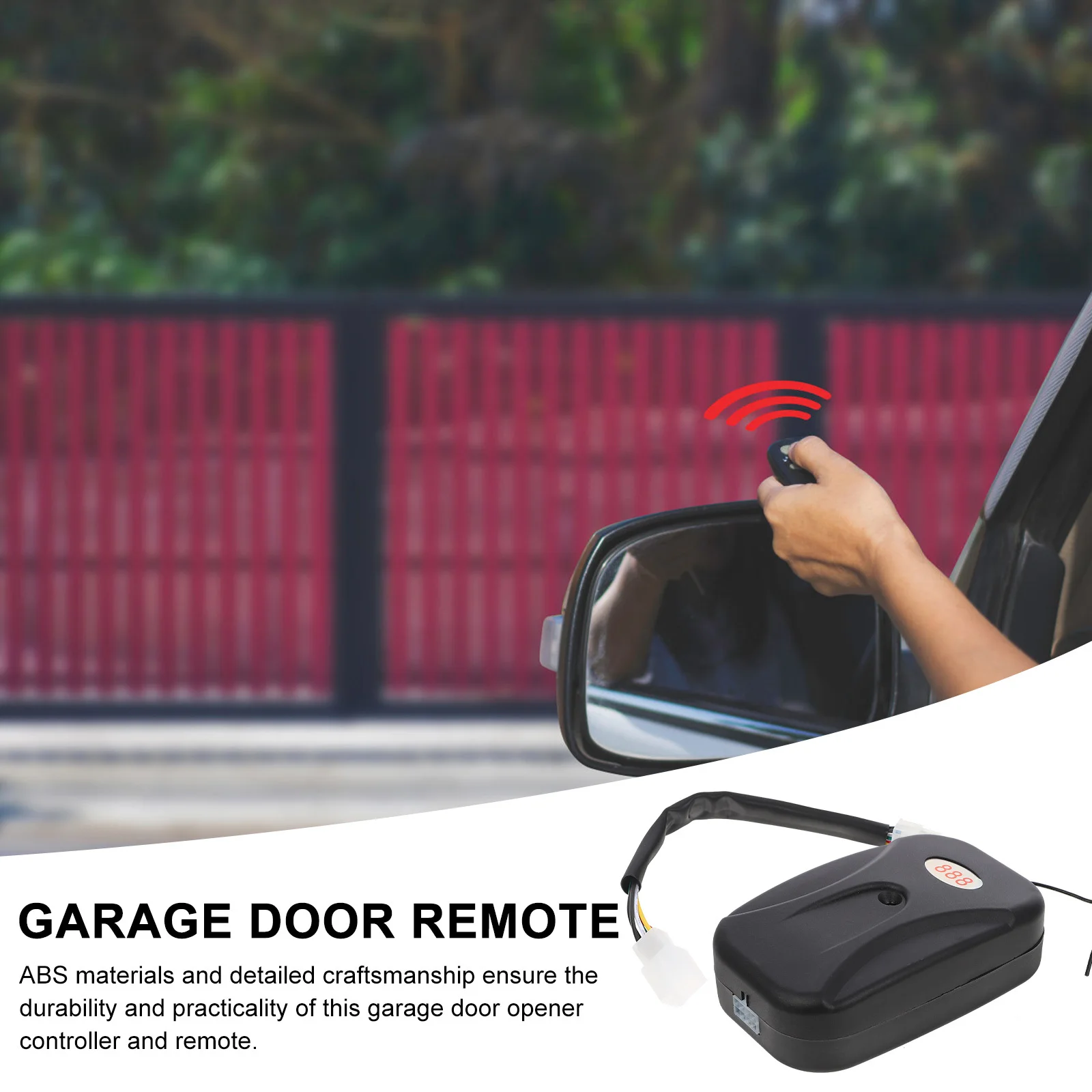 1Set Garage Door Remotes Opener Controller Remote Gate Replacement Transmitter to Use Long Range Fast