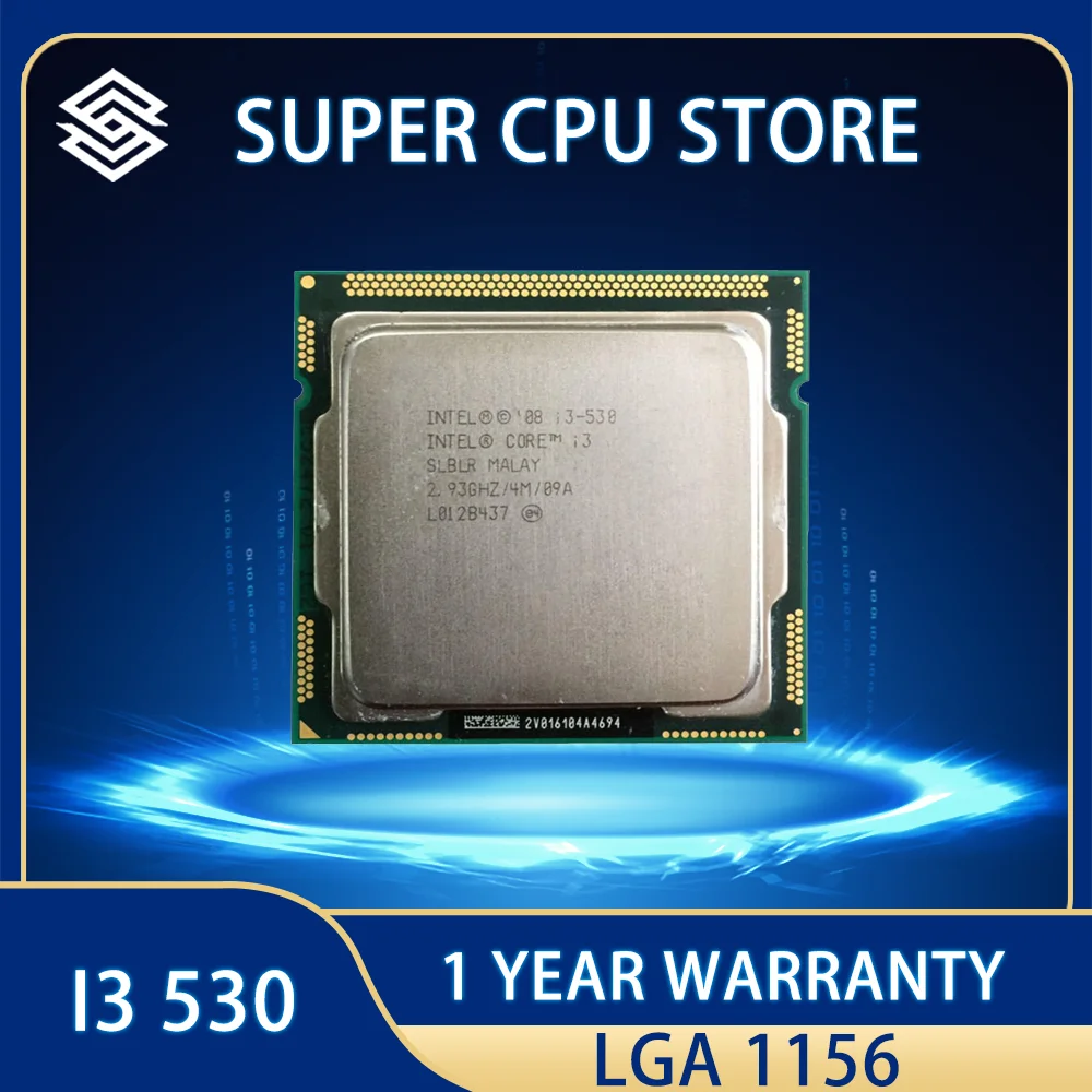 

Free shipping Original intel I3 530 CPU Core I3-530 CPU/ 2.93GHz/ LGA1156 /4MB/ Dual-Core scrattered pieces