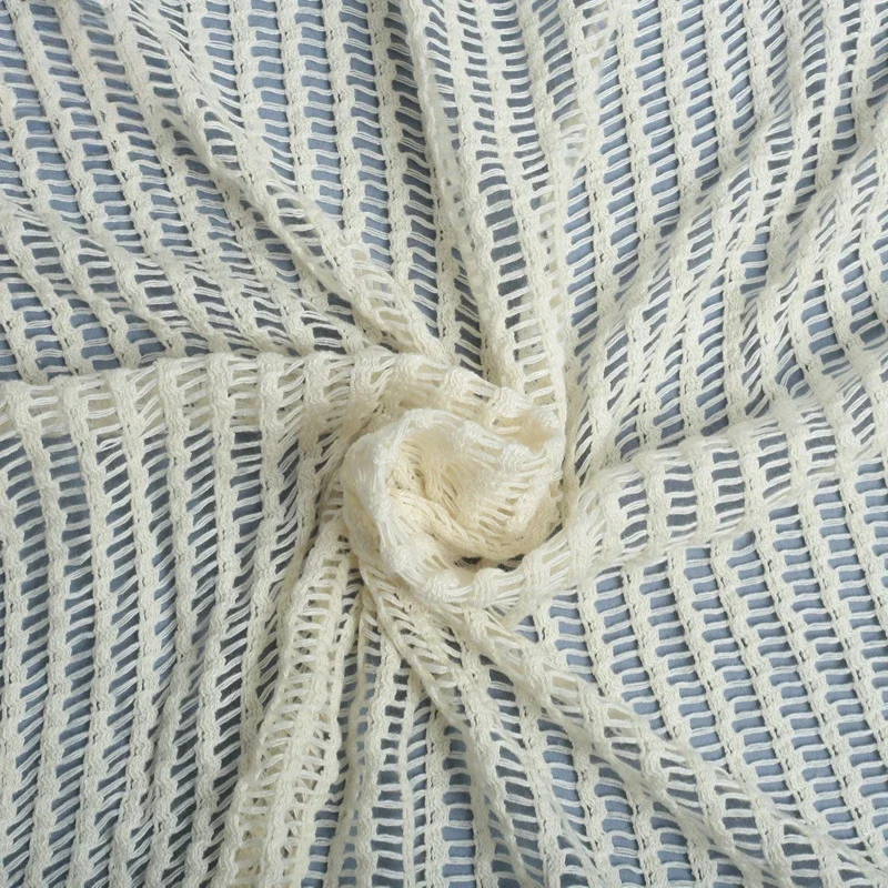 Striped Hollow Fabric Lace Crochet Fashion Luxury Handmade Design Material  Dress DIY Clothing Mesh Fabrics Alibaba Express - AliExpress 15