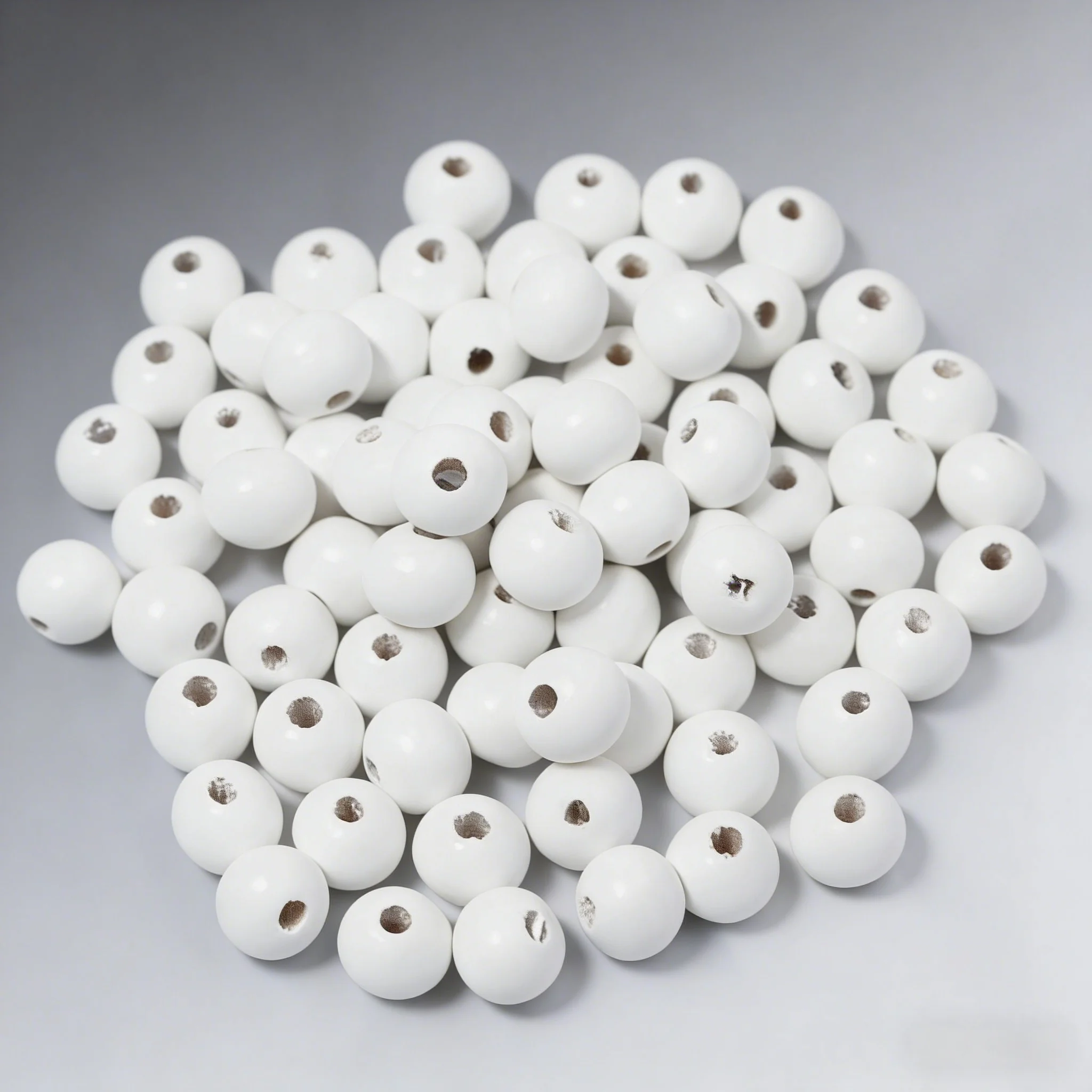 6mm 1000Pcs White Natural Wooden Round Ball Spacer Beads For Jewelry Making DIY 2017 New MT0223