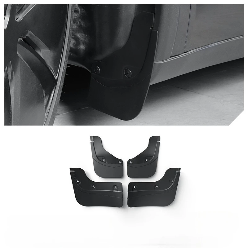 

2025 Tesla Model Y Juniper Fenders Front and rear wheels to block sand and scratch-proof mud fenders Modified accessories