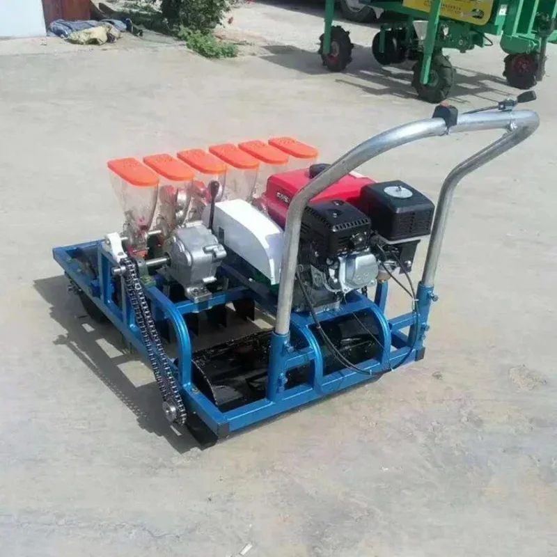 Farm Machinery 6 Rows Onion Carrot Garlic Seed Planter With Gasoline Vegetable Seeder Machine