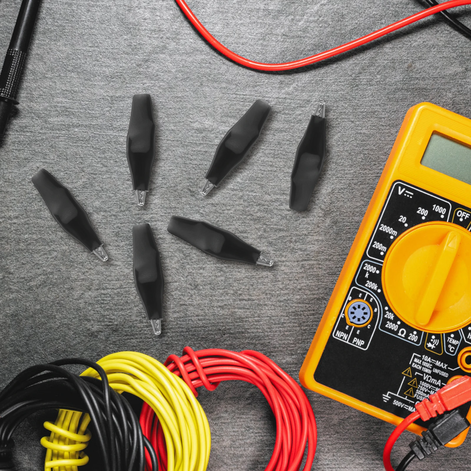 

100pcs Test Clips Mini Alligator Clip Electrical For Wire Testing Automotive Home Soldering Repair Tool Hardware