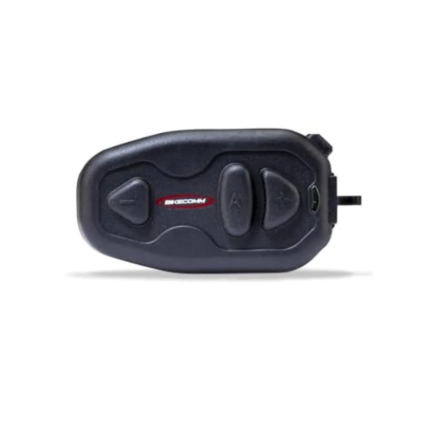 

Motorcycle helmet speakers intercom for outdoor riding, ABS plastic, black, 1000M wireless range and IP67 waterproof