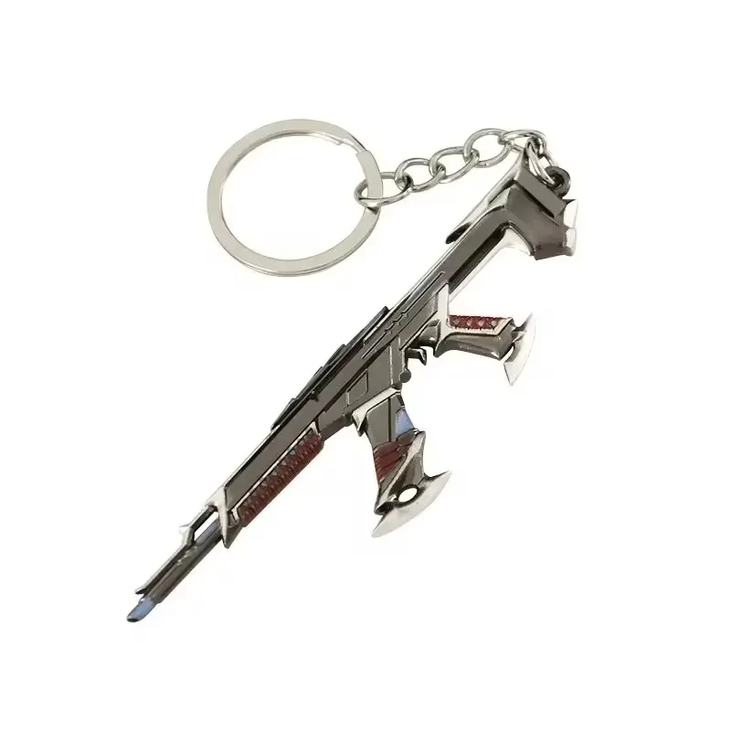 Valorant Kuronami No Yaiba Vandal Melee Hoodlum Keychain Game 9cm Metal Model Samurai Sword Model Broń Prezenty Zabawki dla dzieci