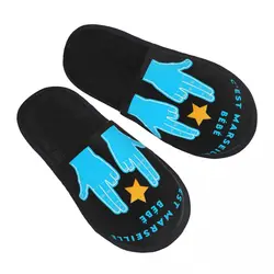 Custom C'est Marseille Bebe JUL Comfy Scuff Memory Foam Slippers Women Hotel House Shoes