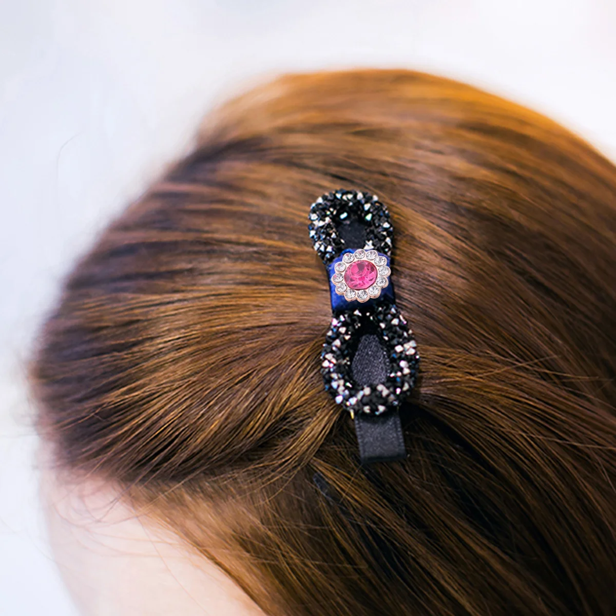 

50Pcs Pearl Flower Core Accessories ABS Exquisite Embellishment DIY Craft Decoration for Hairband Bags Gifts Red