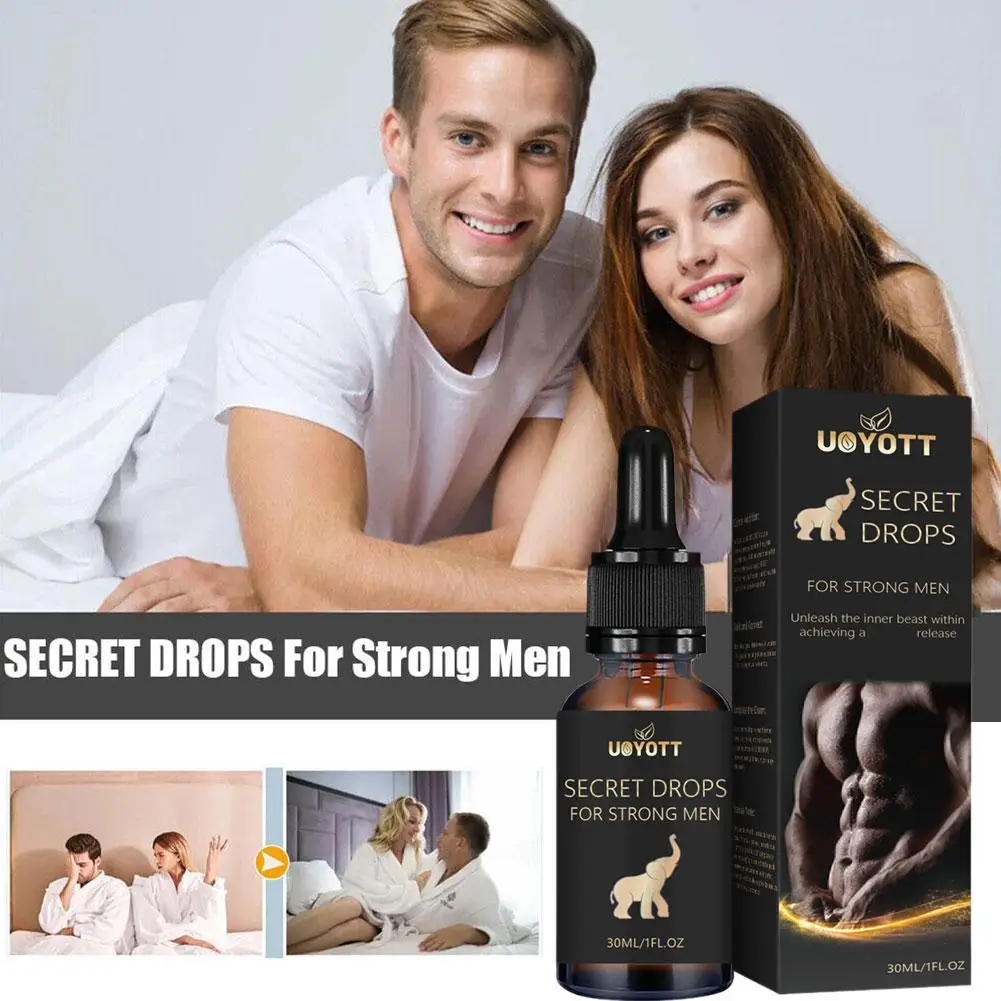 30ml Secret Drops For Strong Powerful Men Secret Happy Drops Enhancing Sensitivity Release Stress And Anxiety