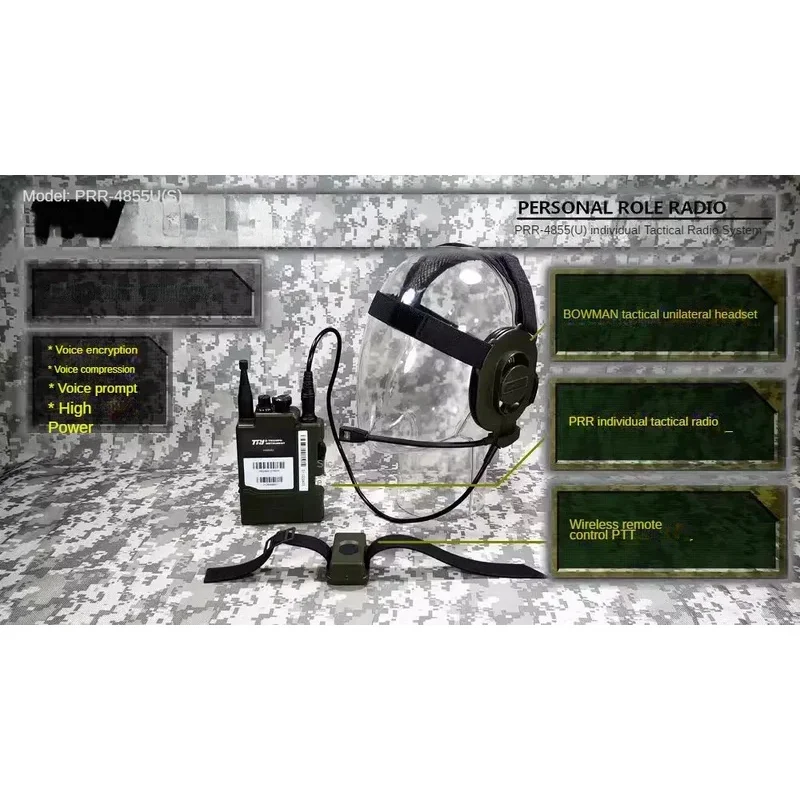 

PRR H4855U (S) Standard Four Section Interface, Single Pass British PRC343 Tactical Radio Interphone