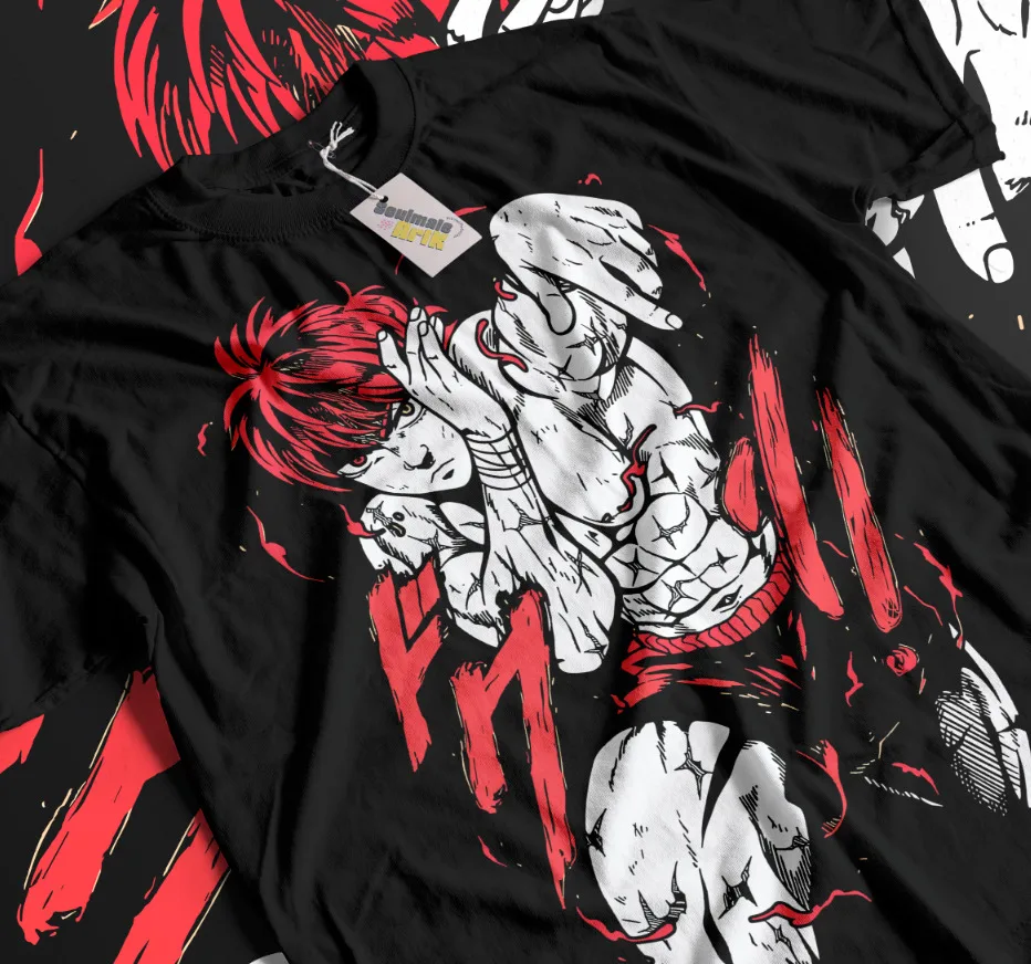 

Baki T-Shirt The Grappler Hanma Manga Yujiro Hanma Baki Anime Soft Tee All Sizes