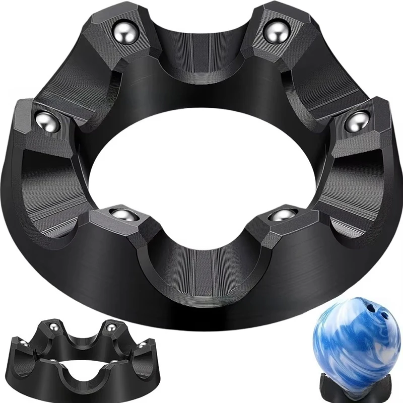 

Bowling Ball Rotating Bracket 360° Smooth Rotation Cup Holder Easy-to-Use Multi-Angle Grip Universal Cleaning & Polishing