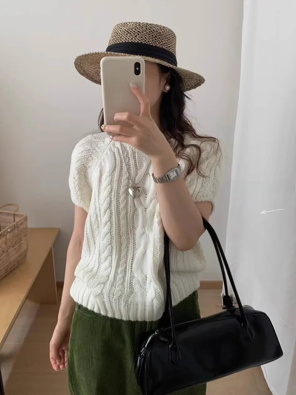 

Премиальный вязаный жилет Thi Yarn Twist, женская верхняя одежда Dongda ort Sve, верхний топ, удобный цвет стандартной посадки