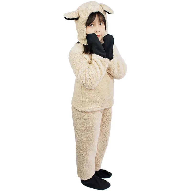 

COSda@Granular velvet clothing Kindergarten Performance Children's Little Sheep Cosplay CostumeCOSda@