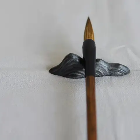 Zen Mountain Keramikpennhållare Mini Liten Teprydnad för Husdjur, Teservistillbehör Grov Keramikpennhållare för Ätpinnar 10 best sales teapet - №3