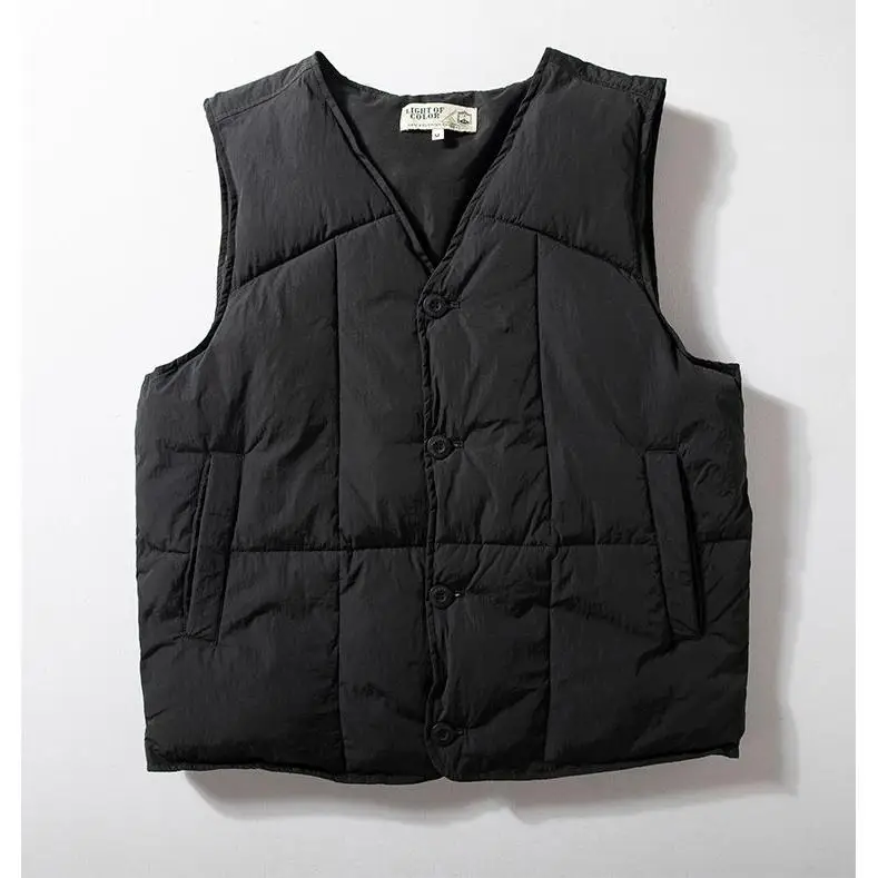 

Men's Thiened Padded V-Ne Cotton Jaet Autumn Winter New Sle Outdoor Waterproof Warm oulder Coat Casual Loose Fit