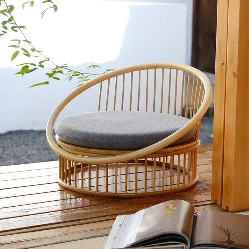 Hot Sales Nanzhu Tatami Mat Chair, Japanesewith Armrests, Legless Chair, Bay Window, Single Floor